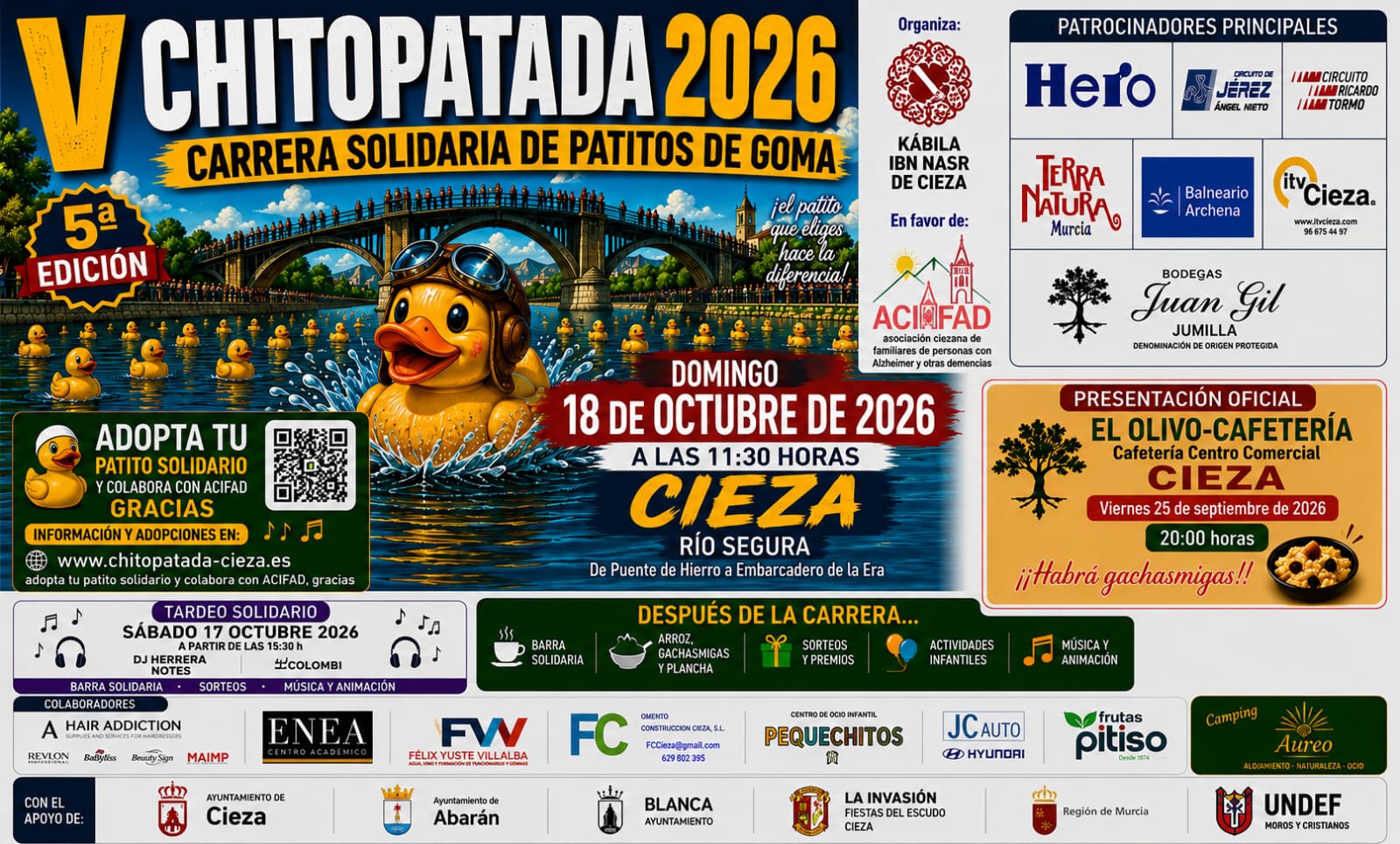Cartel oficial de la V Chitopatada 2026