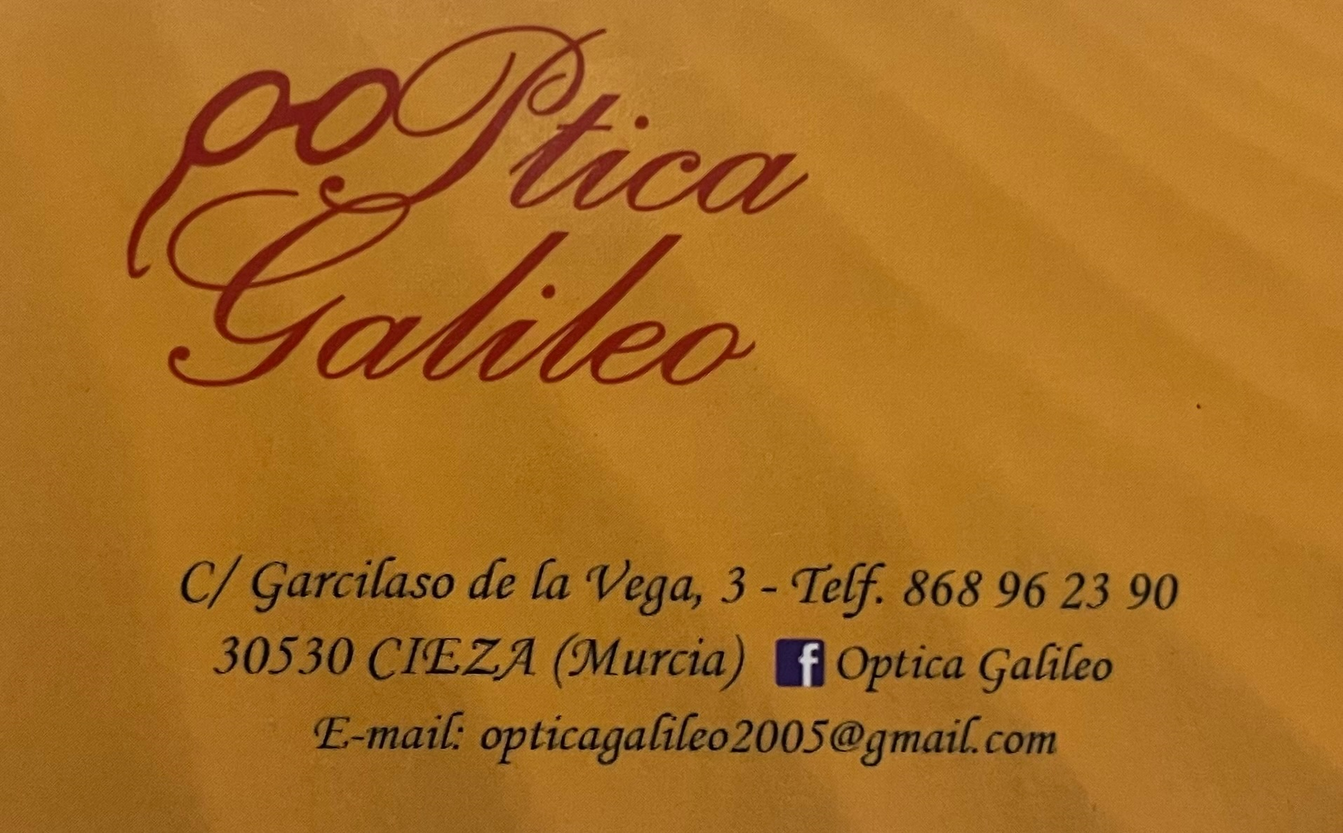 Logo de Óptica Galileo
