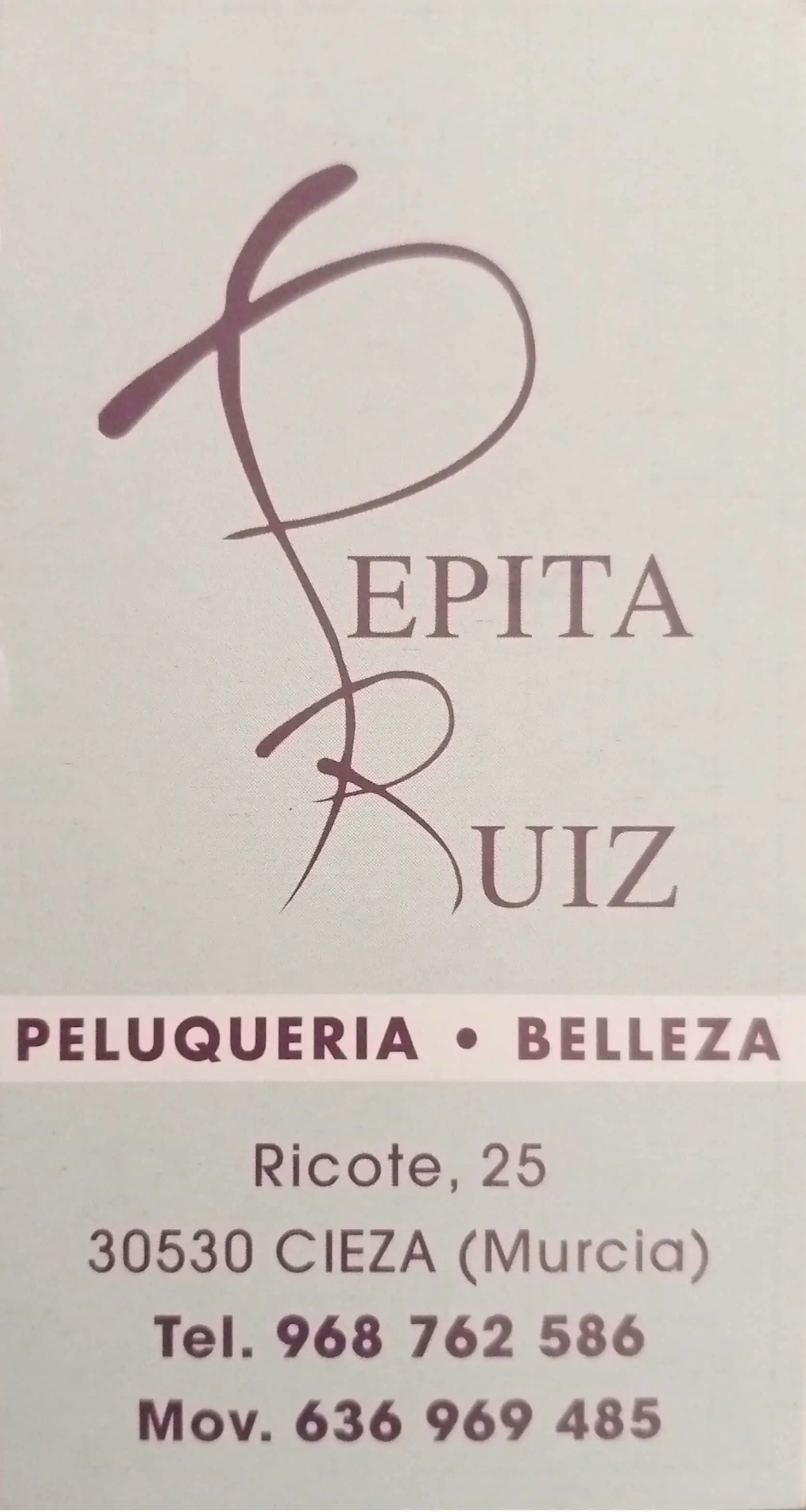 Peluquería Pepita Ruiz